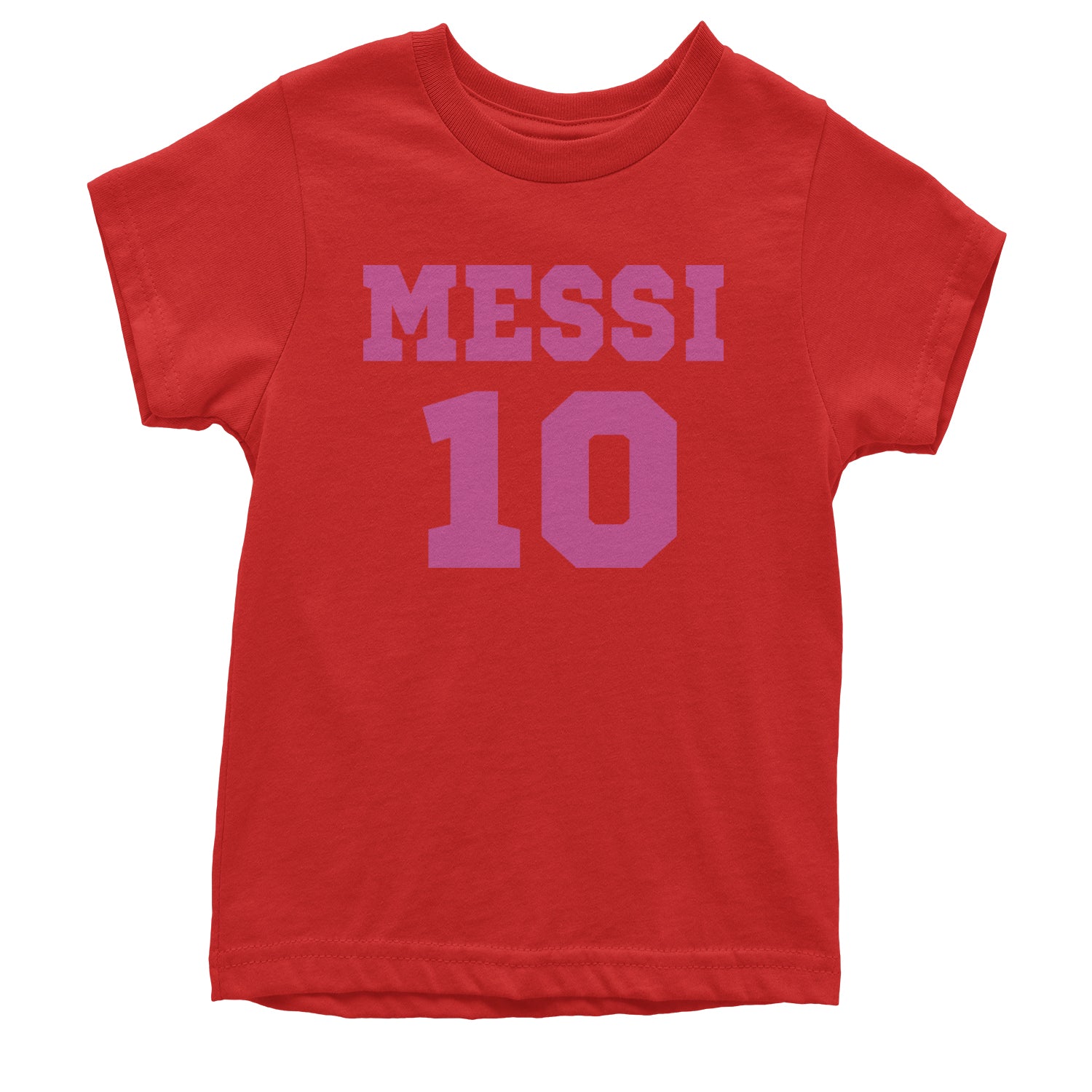 Messi World Soccer Futbol Messiami Youth T-shirt Red