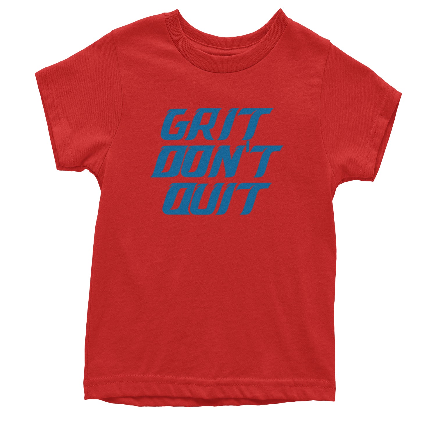 Grit Don't Quit Detroit Grit Youth T-shirt Red