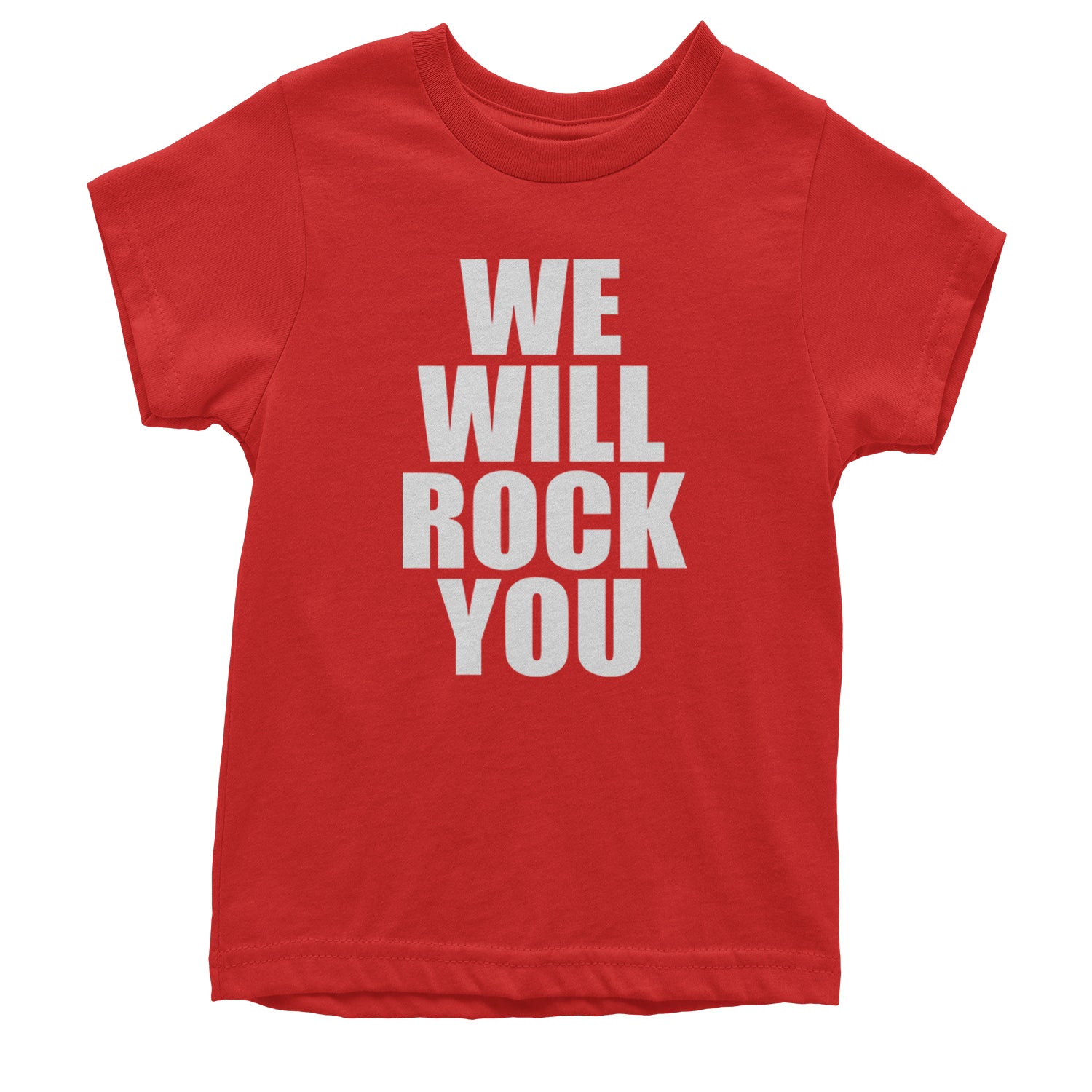 We Will Rock You Youth T-shirt Red