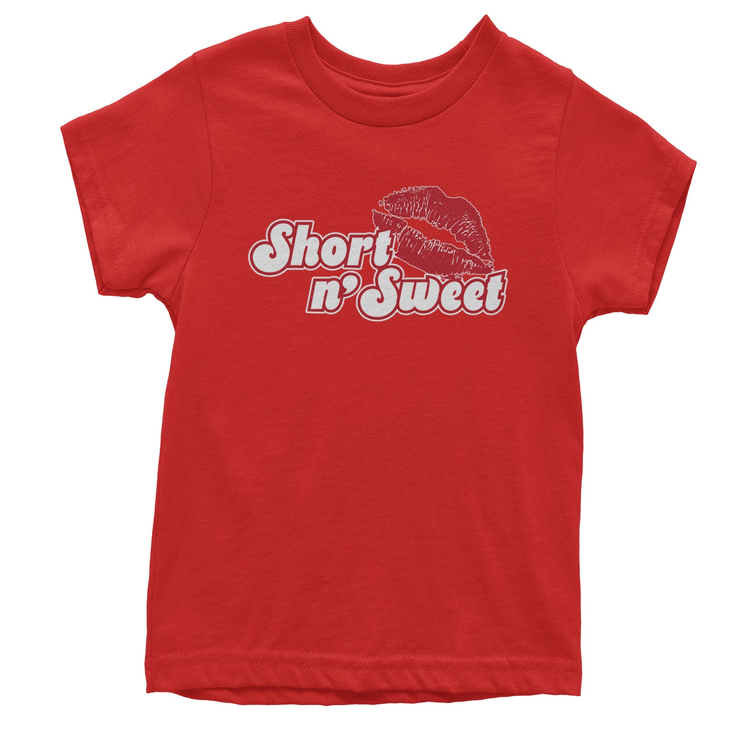 Short N' Sweet Red Lips Youth T-shirt Red