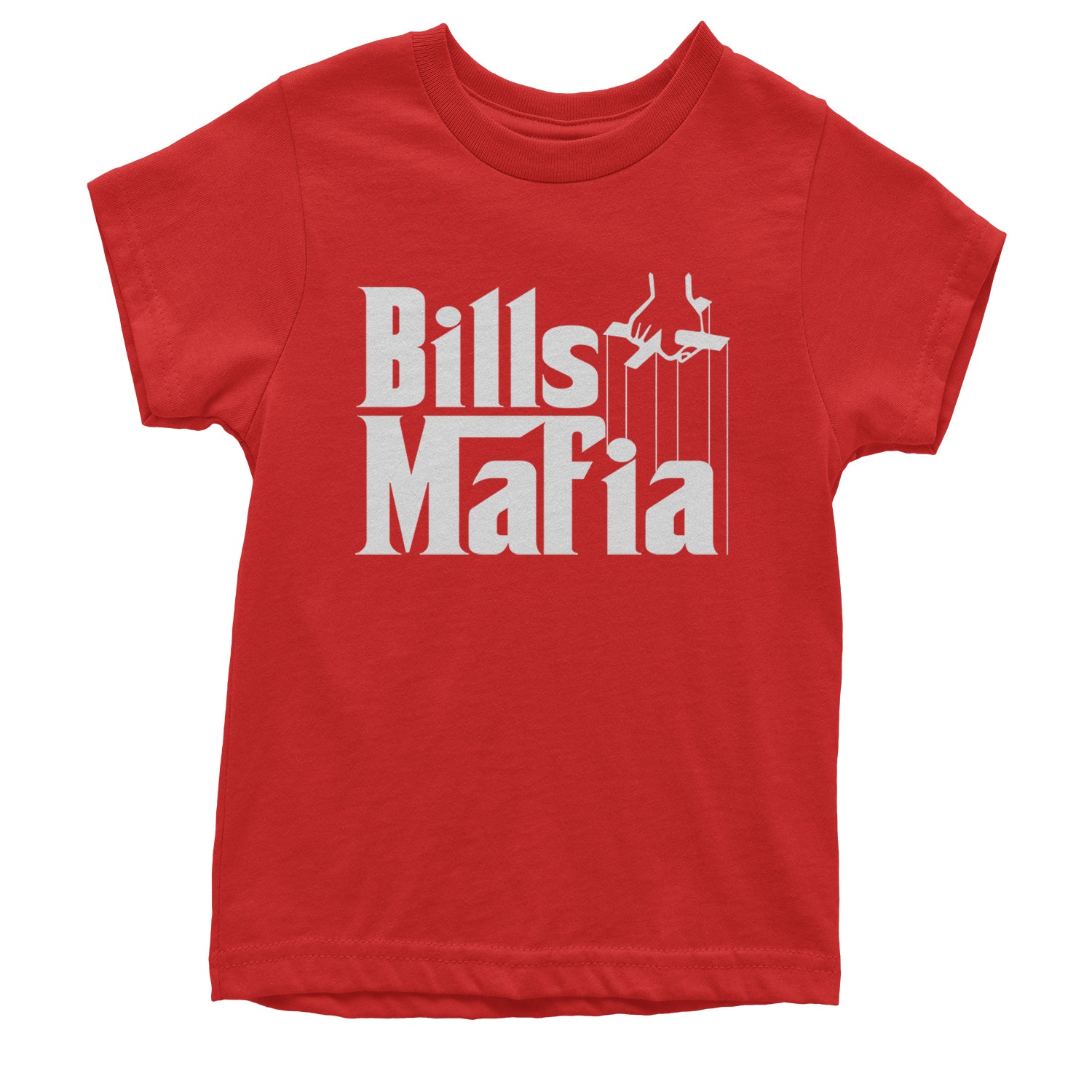 Mafia Bills Mafia Godfather Youth T-shirt Red