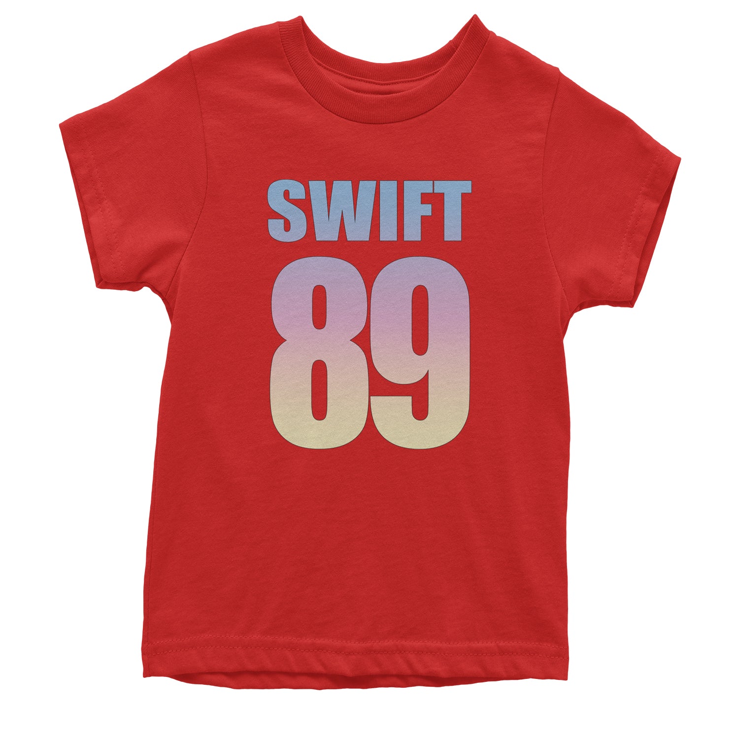 Lover Era Swift 89 Birth Year Music Fan TTPD Youth T-shirt Red