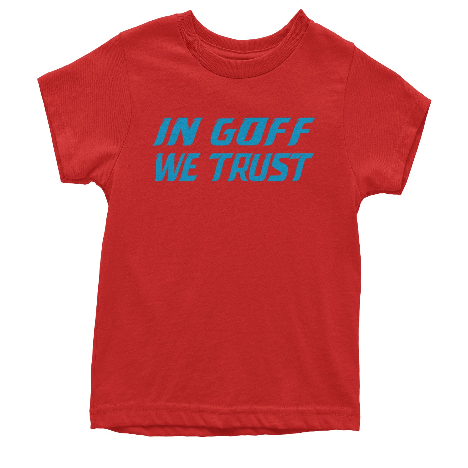 In Goff We Trust Detroit Youth T-shirt Red