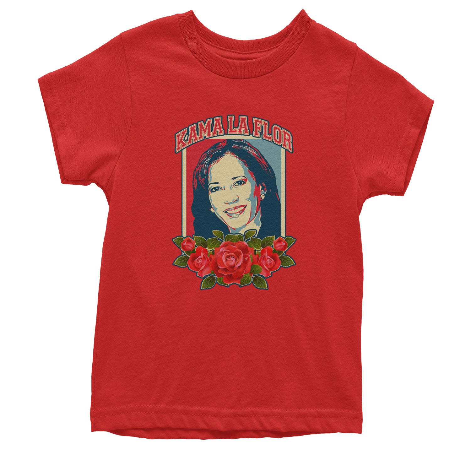 Kama La Flor Kamala Como La Flor Youth T-shirt Red