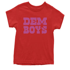 Dem Boys Hot Pink Dallas  Youth T-shirt Red