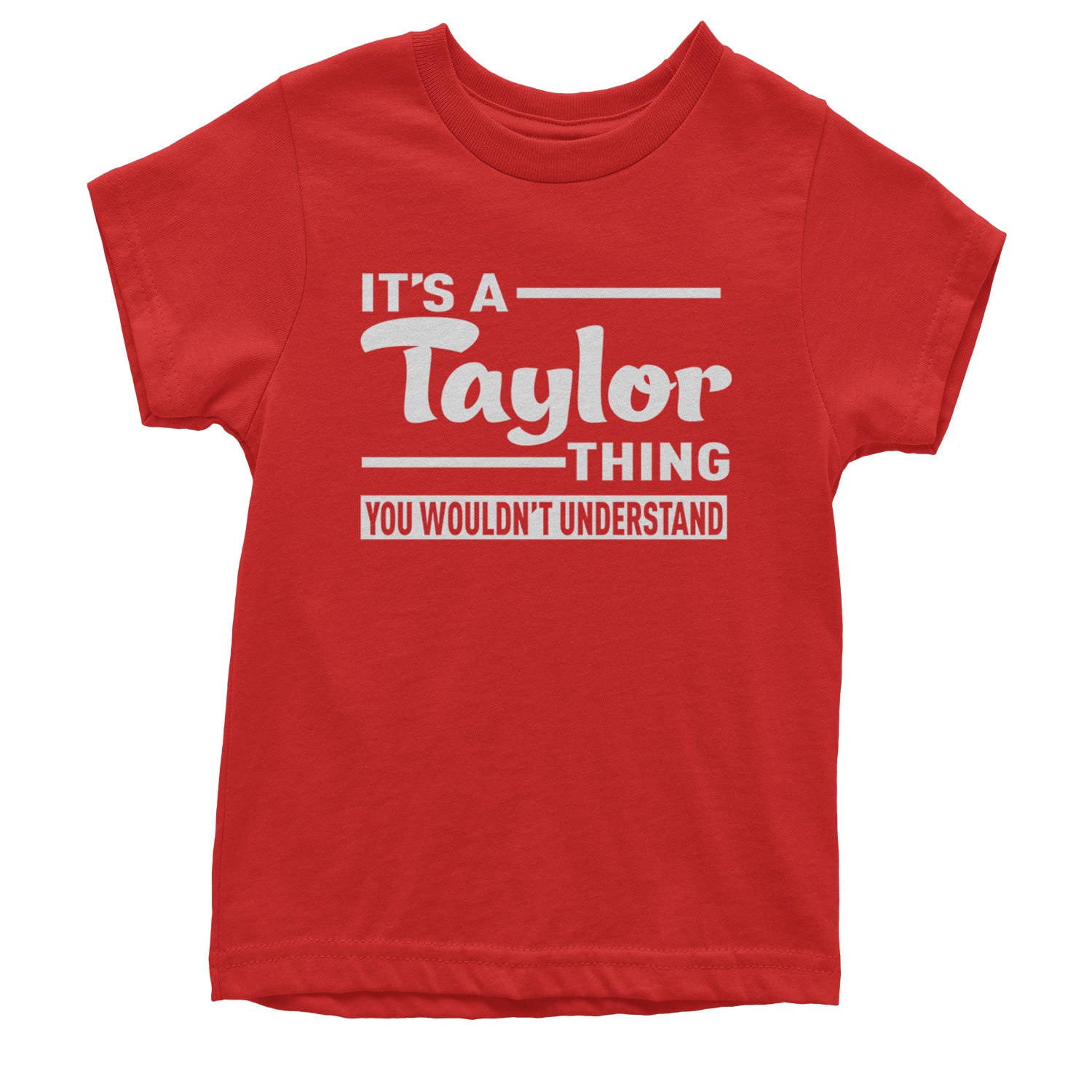 It's A Taylor Thing, You Wouldn't Understand TTPD Youth T-shirt Red