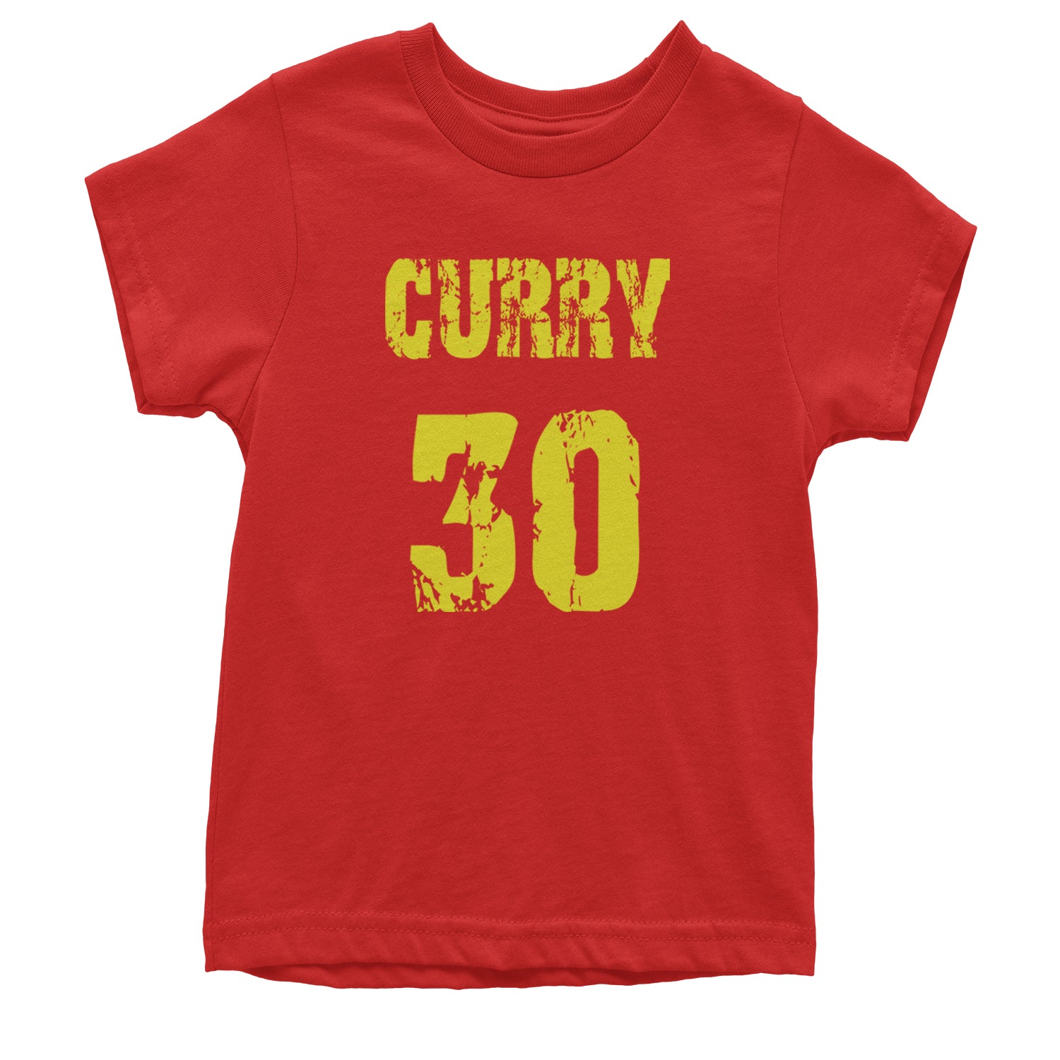 Curry #30 Youth T-shirt Red