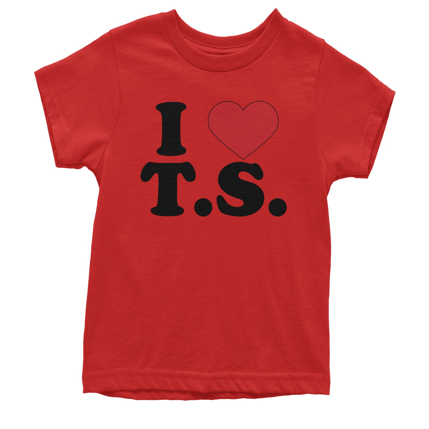 I Heart T.S. Concert Music Lover  Youth T-shirt Red