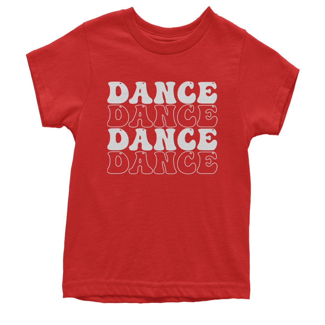 Dance Dance Dance Dance Youth T-shirt Red