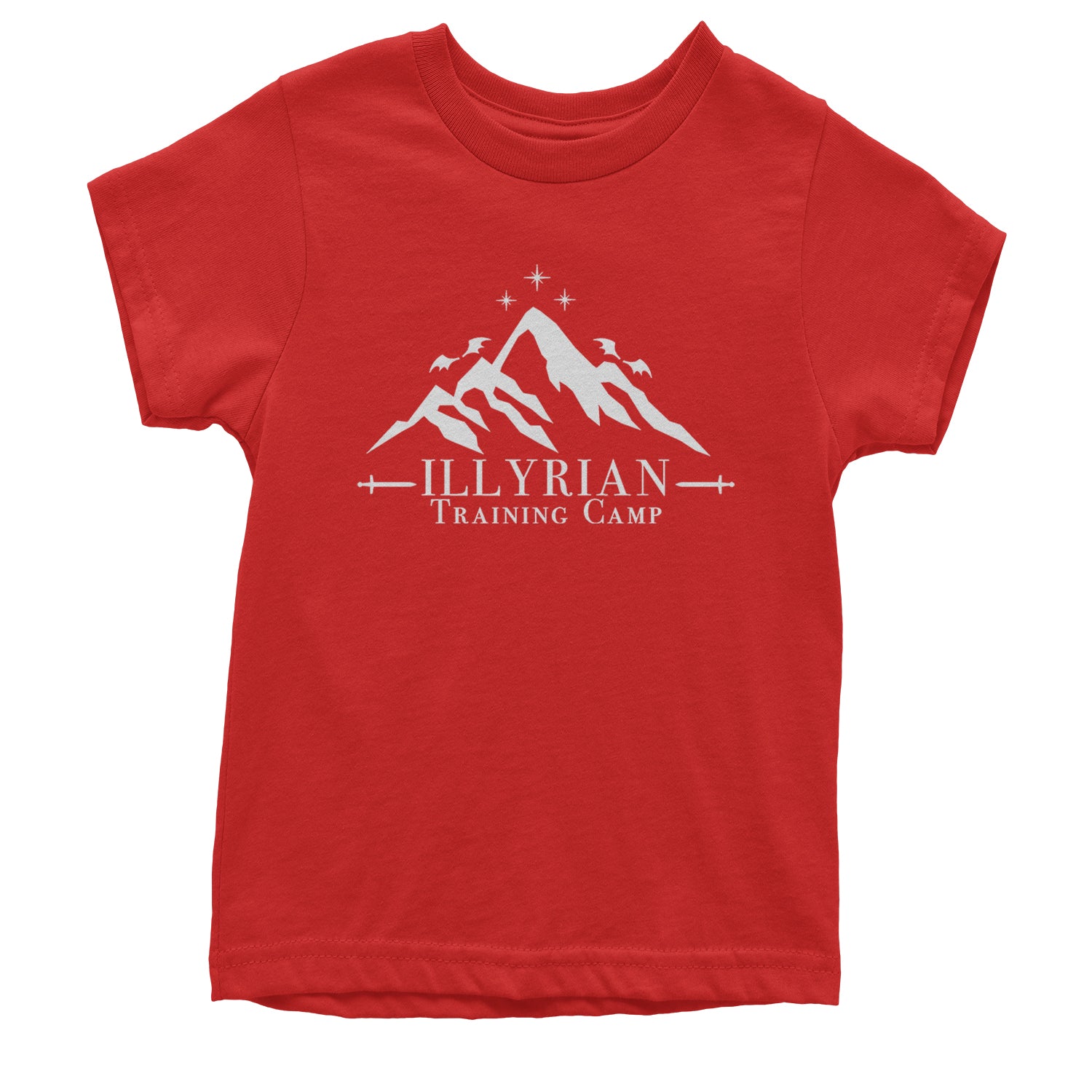 Illyrian Training Camp Night Court Youth T-shirt Red