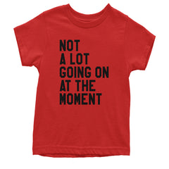 NOT A Lot Going On At The Moment Feeling 22 TTPD Youth T-shirt Red