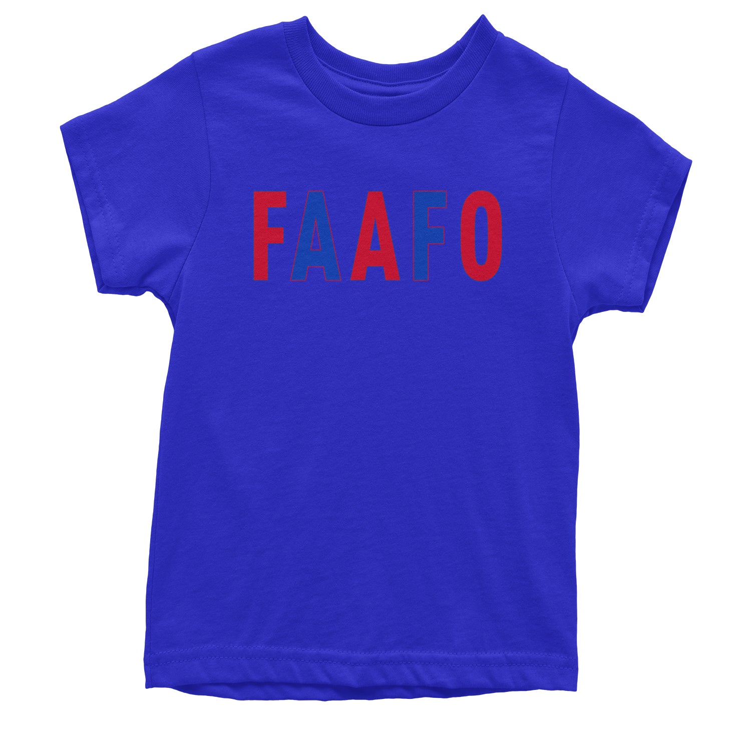 FAAFO Olympic Team USA Shirt Youth T-shirt Royal Blue