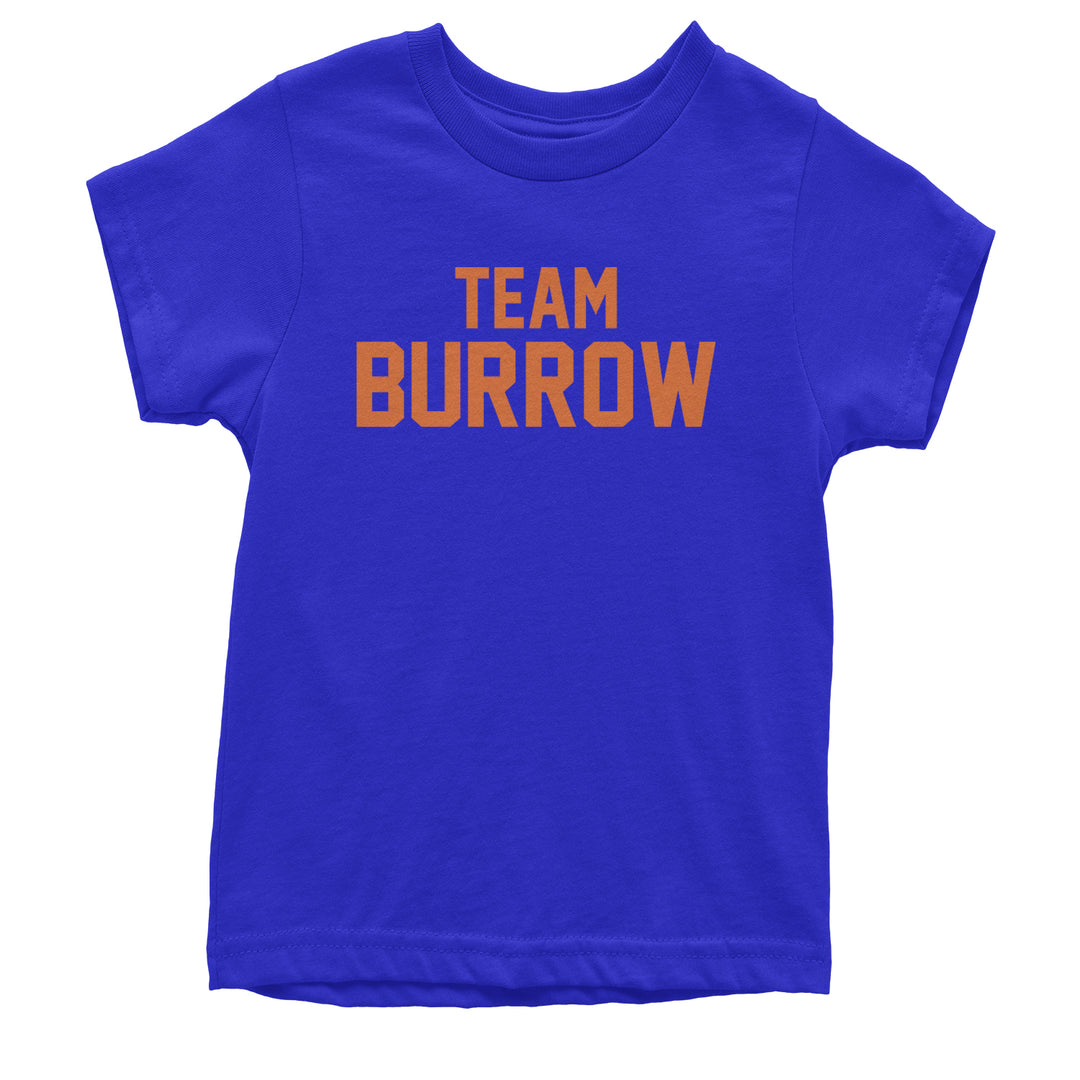 Team Burrow Cincinnati Youth T-shirt Royal Blue