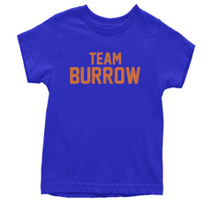 Team Burrow Cincinnati Youth T-shirt Royal Blue