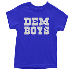 Dem Boys Dallas Football Youth T-shirt Royal Blue
