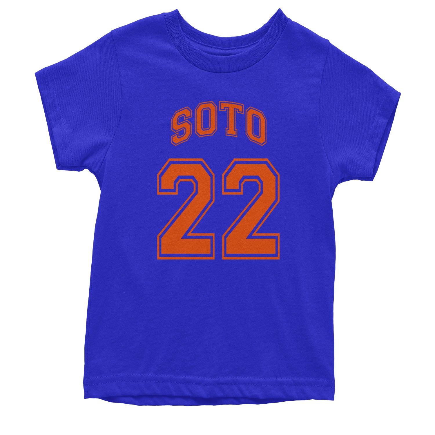 Soto Number 22 Youth T-shirt Royal Blue