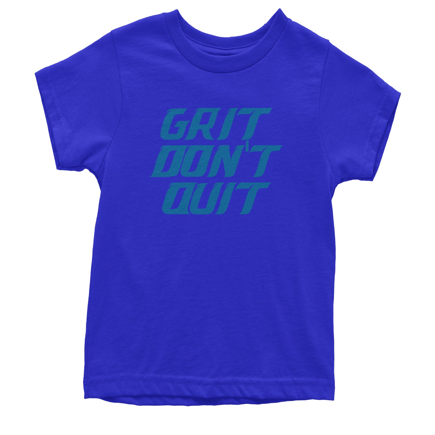 Grit Don't Quit Detroit Grit Youth T-shirt Royal Blue