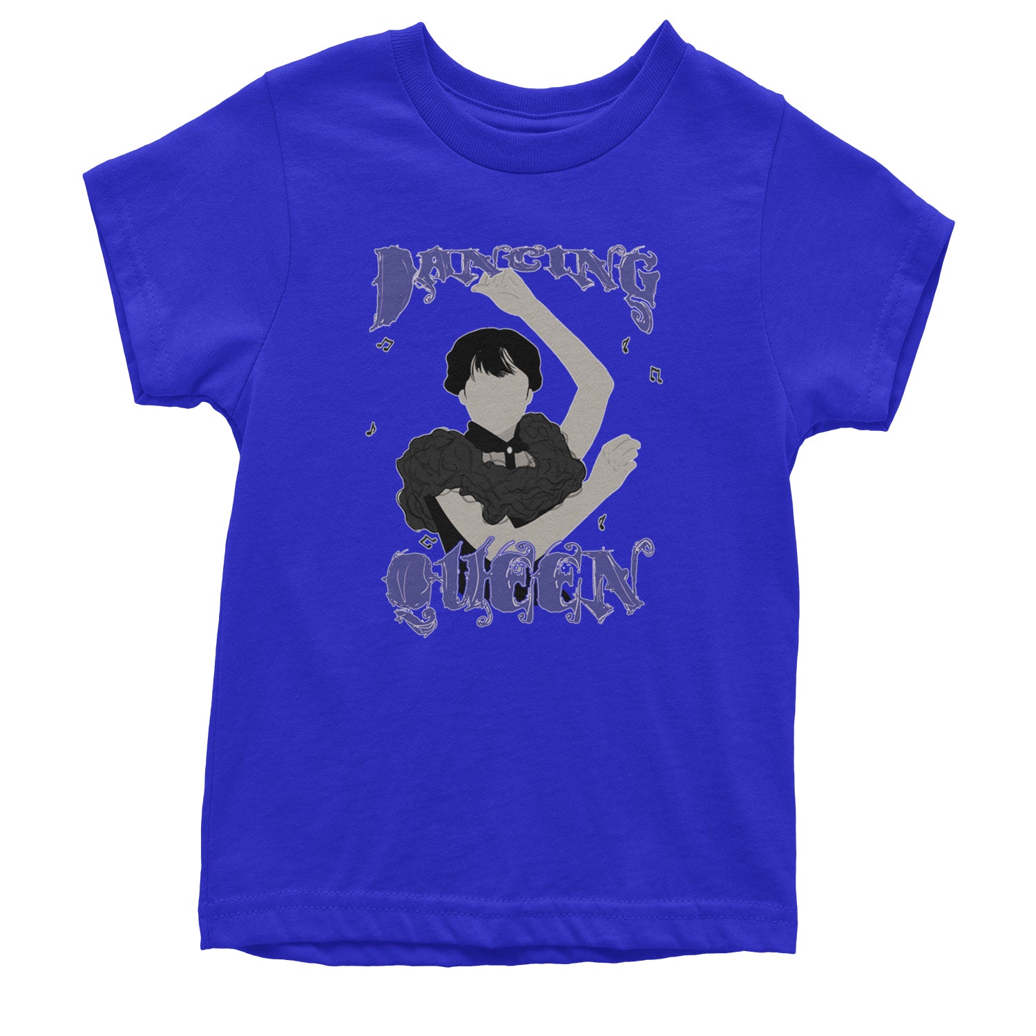 Wednesday Dancing Queen Youth T-shirt Royal Blue