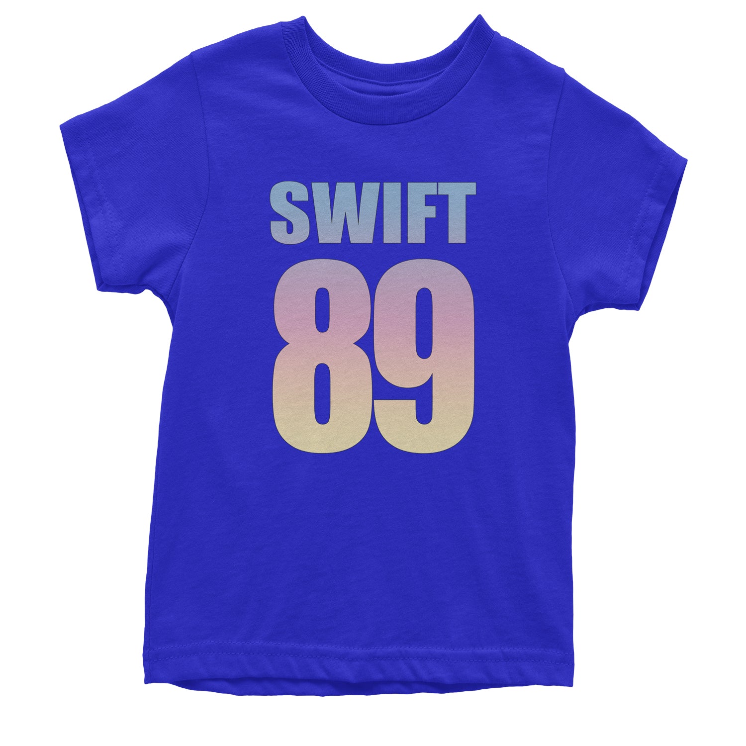 Lover Era Swift 89 Birth Year Music Fan TTPD Youth T-shirt Royal Blue