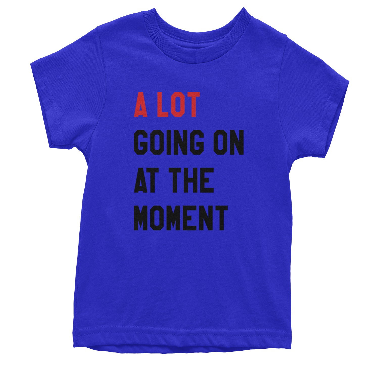 A Lot Going On At The Moment New TTPD Poet Department Youth T-shirt Royal Blue