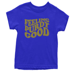 Feeling Purdy Good San Francisco Youth T-shirt Royal Blue