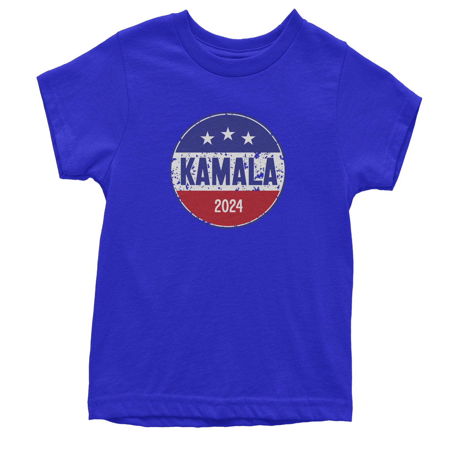 Kamala Badge 2024 - Kamala Harris For President 2024 Youth T-shirt Royal Blue