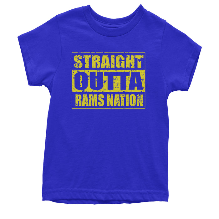 Straight Outta Rams Nation   Youth T-shirt
