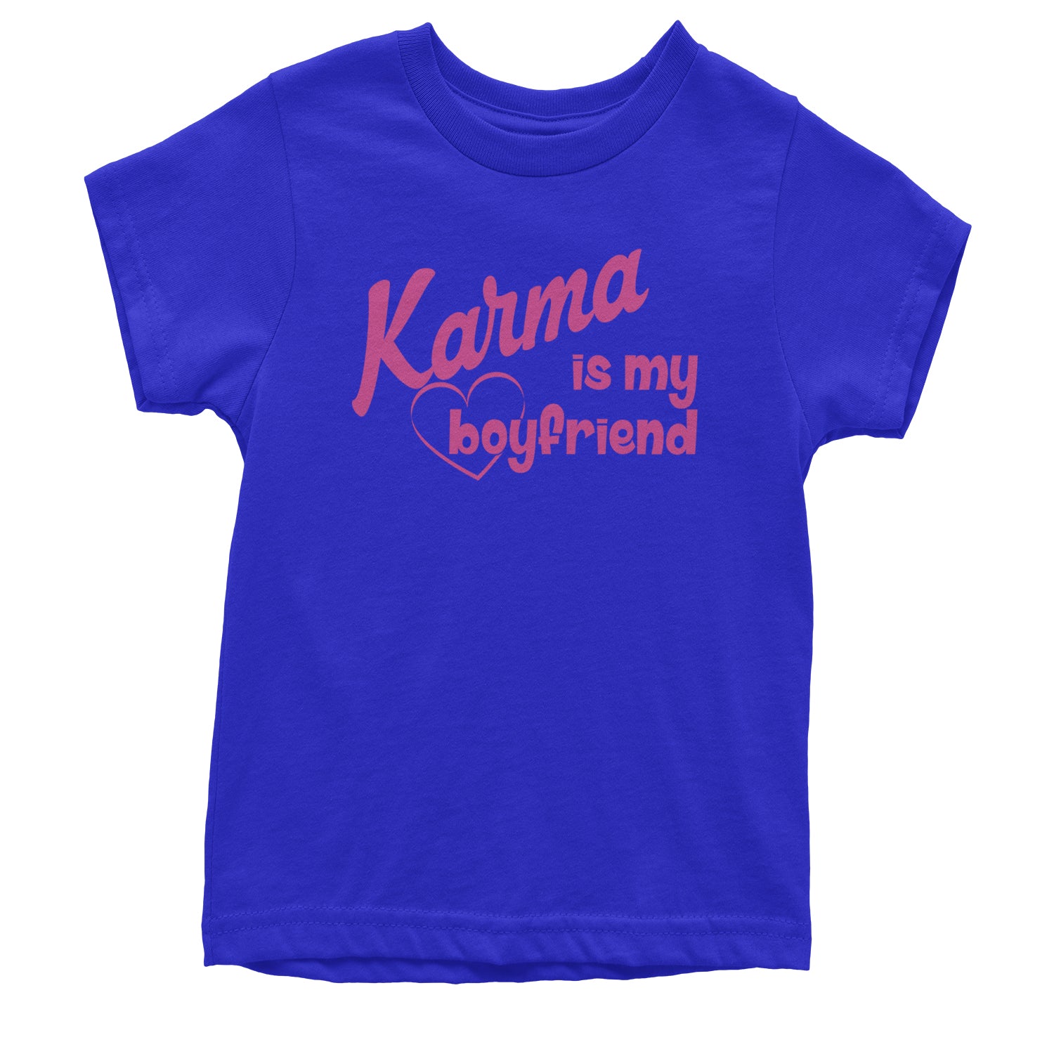 Karma Is My Boyfriend Midnight Eras  Youth T-shirt Royal Blue