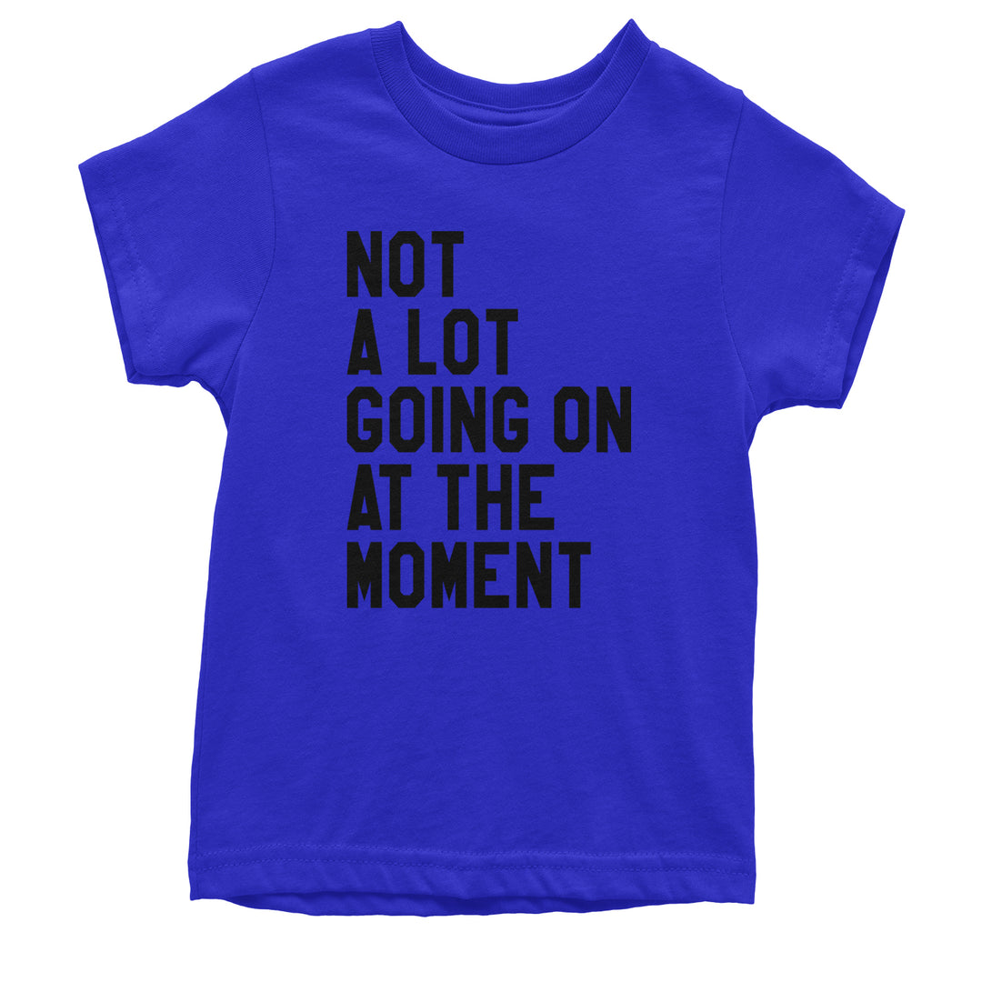 NOT A Lot Going On At The Moment Feeling 22 TTPD Youth T-shirt Royal Blue