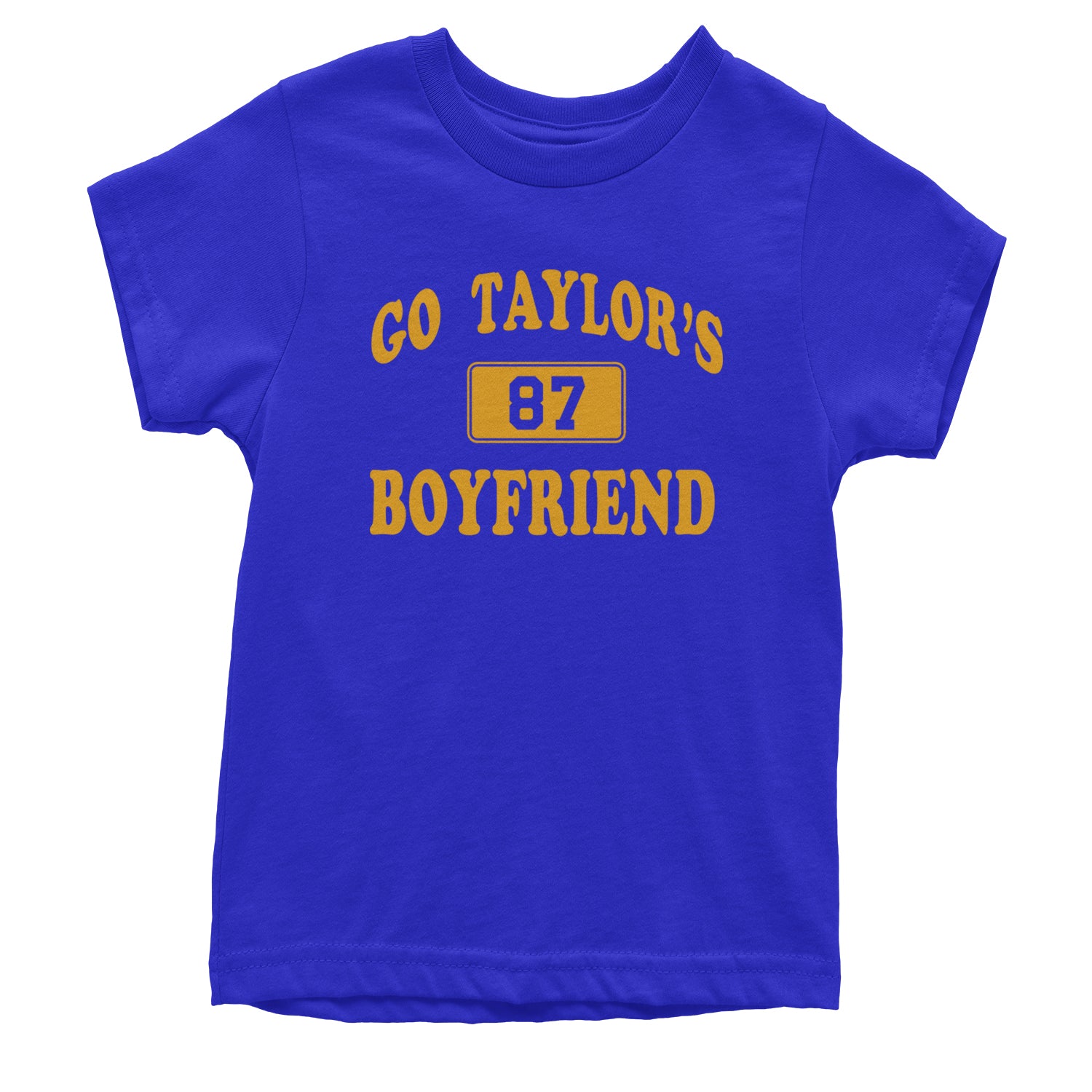 Go Taylor's Boyfriend Kansas City Youth T-shirt Royal Blue