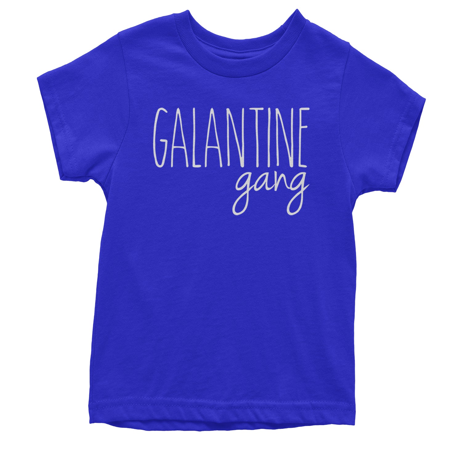 Galentine Gang Valentine's Shirt Youth T-shirt Royal Blue