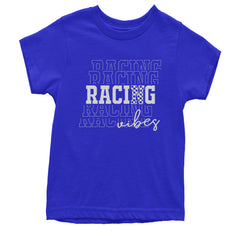 Racing Vibes Youth T-shirt Royal Blue