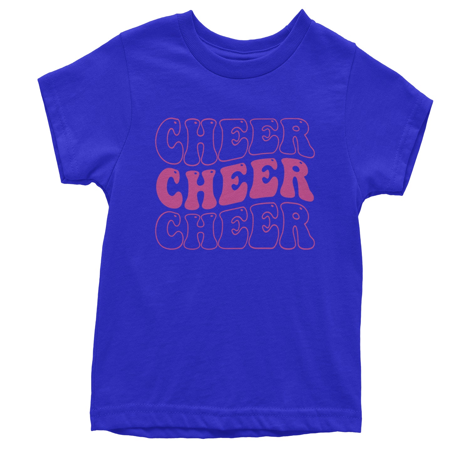 Cheer Cheer Cheer Youth T-shirt Royal Blue