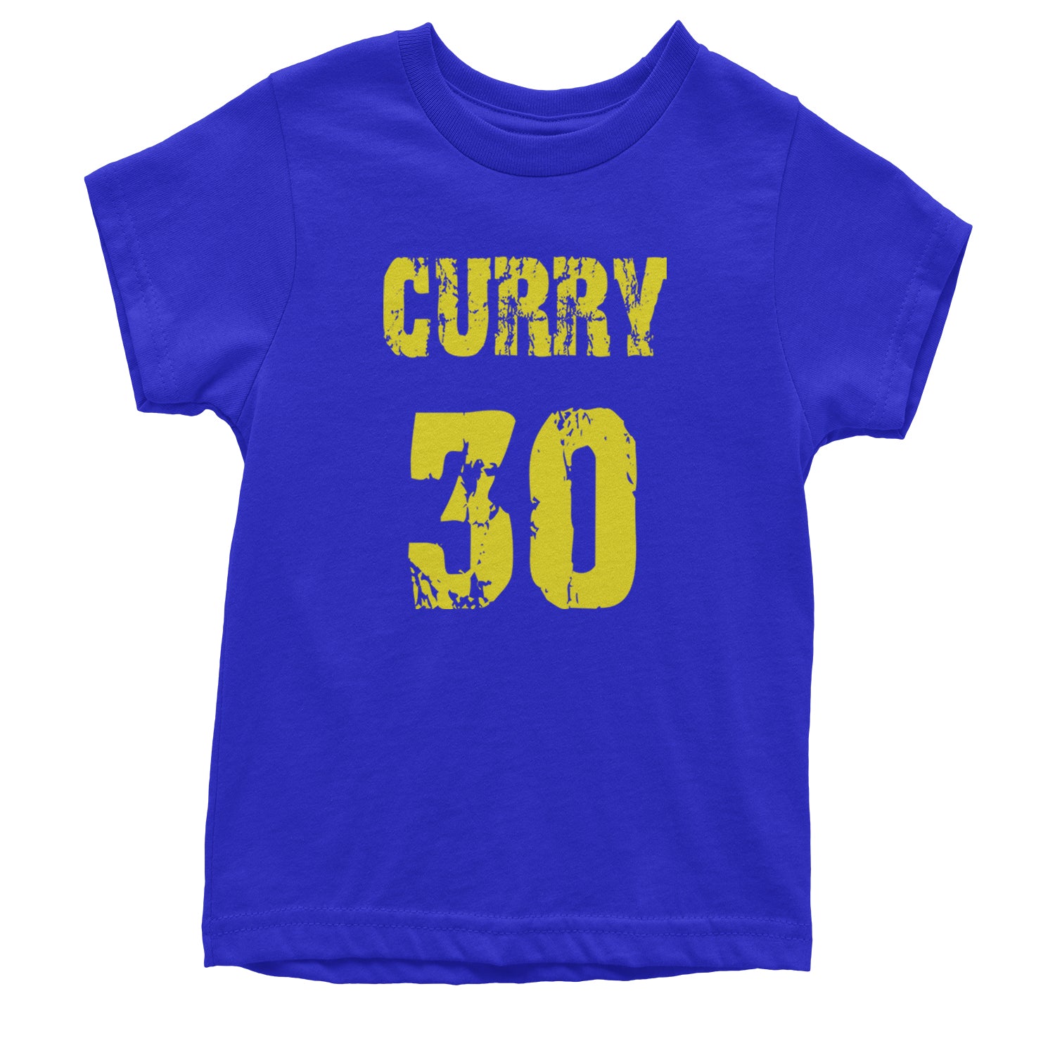 Curry #30 Youth T-shirt Royal Blue