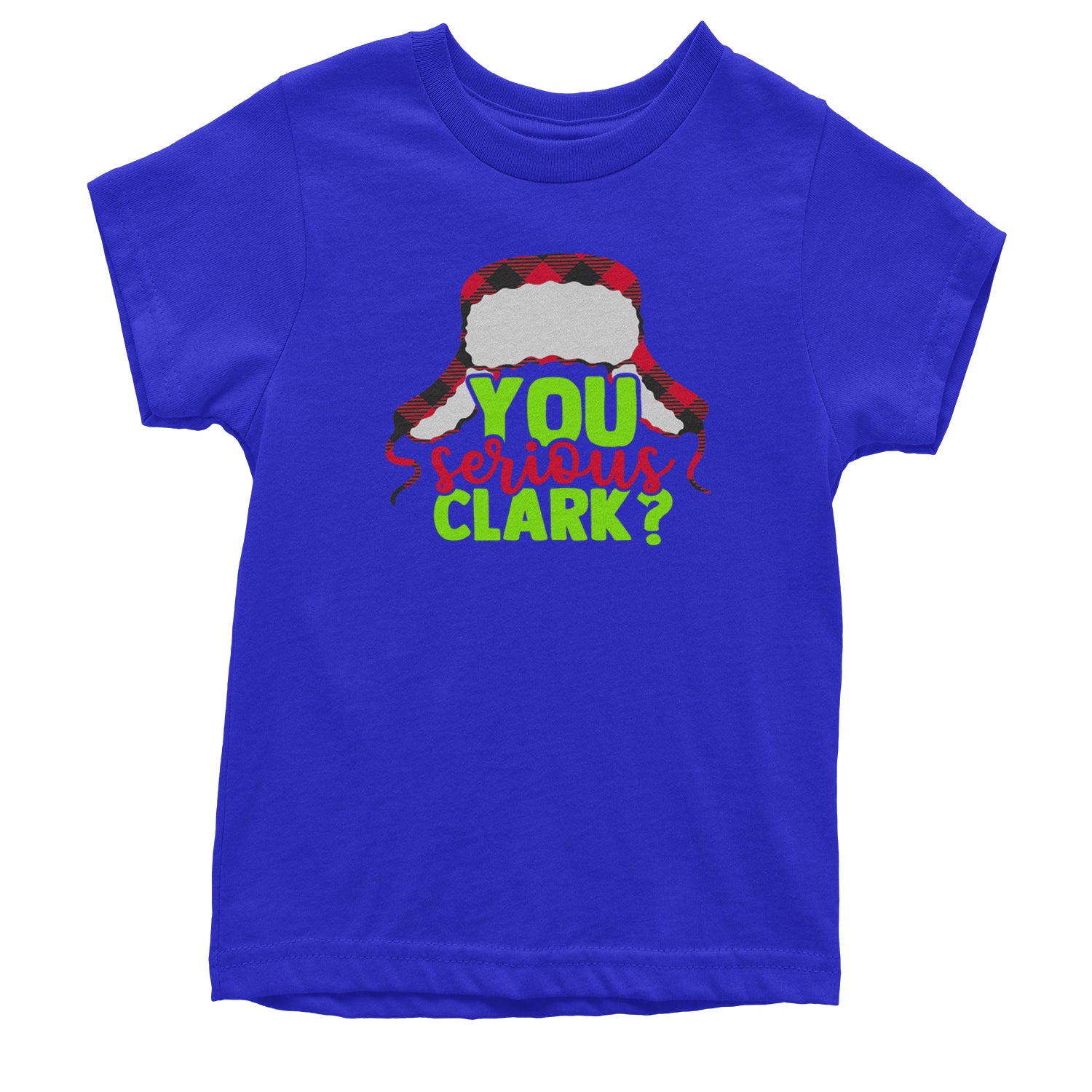 You Serious Clark? Griswold Youth T-shirt Royal Blue