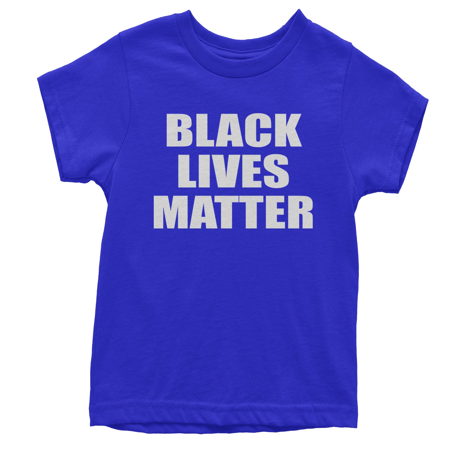 Black Lives Matter BLM Youth T-shirt Royal Blue