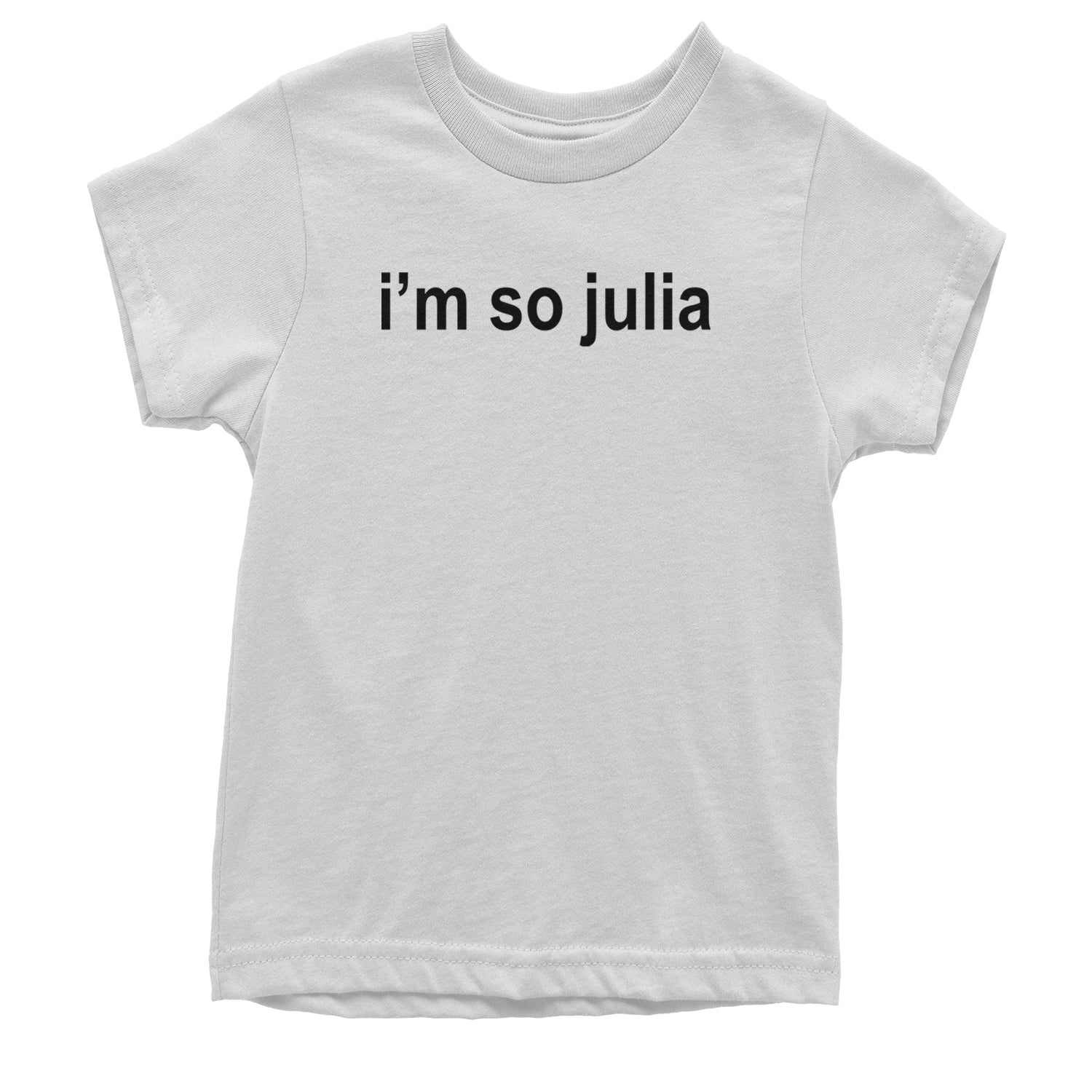 I'm So Julia Brat Green Youth T-shirt White