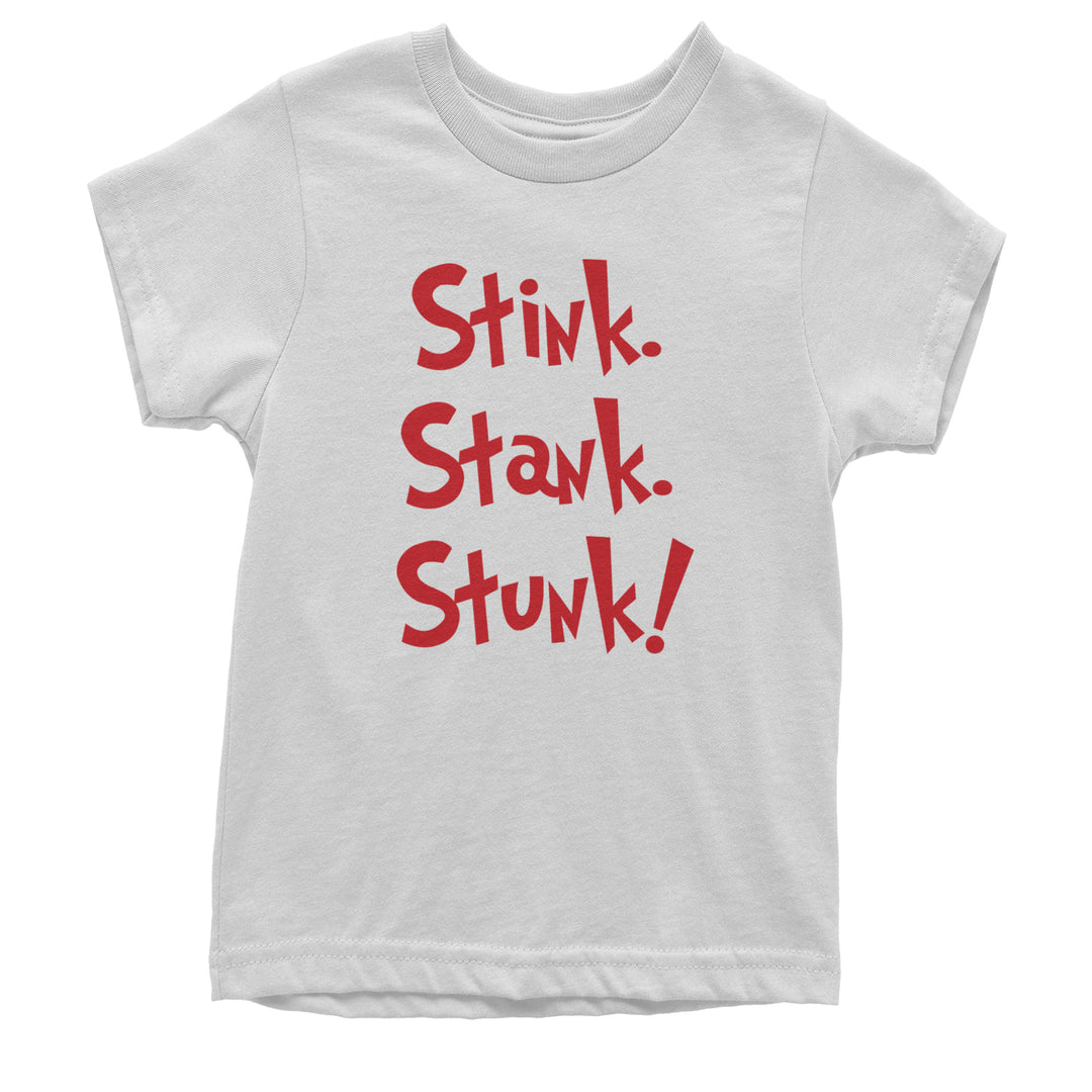 Stink Stank Stunk Gr-nch Youth T-shirt White