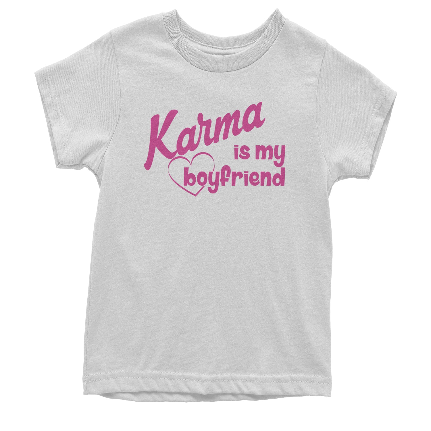 Karma Is My Boyfriend Midnight Eras  Youth T-shirt White