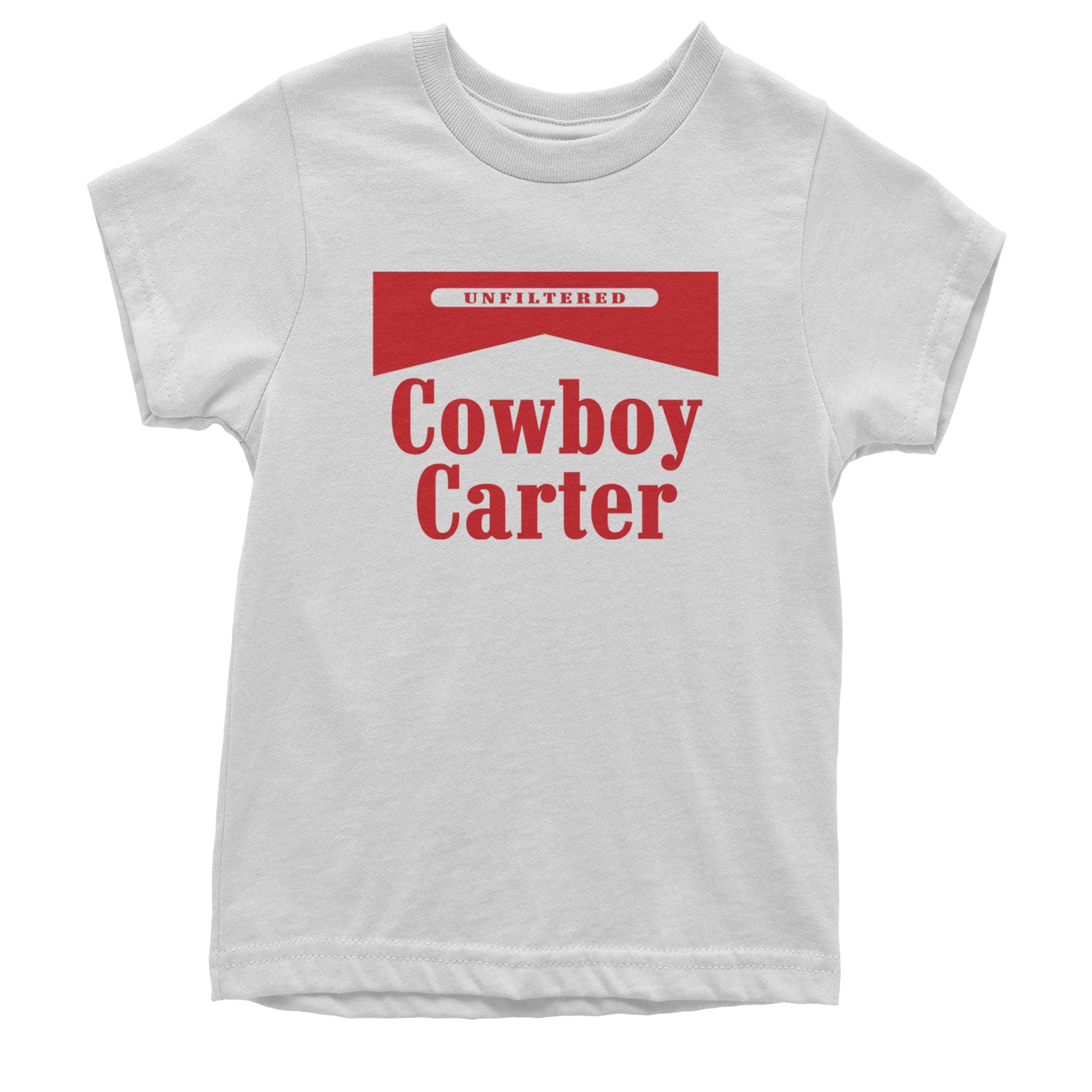 Cowboy Karter Country Act Two Youth T-shirt White