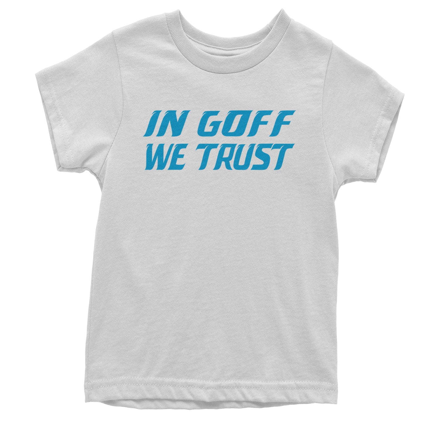 In Goff We Trust Detroit Youth T-shirt White