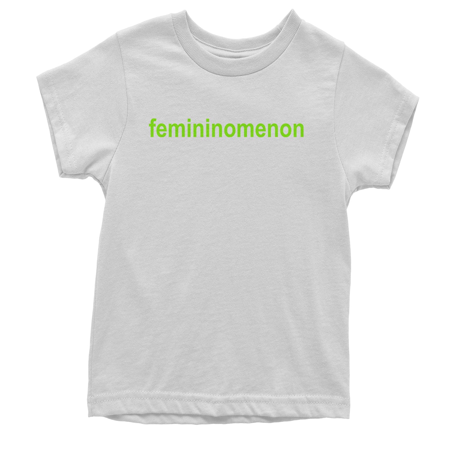 Femininomenon Female Empowerment Youth T-shirt White