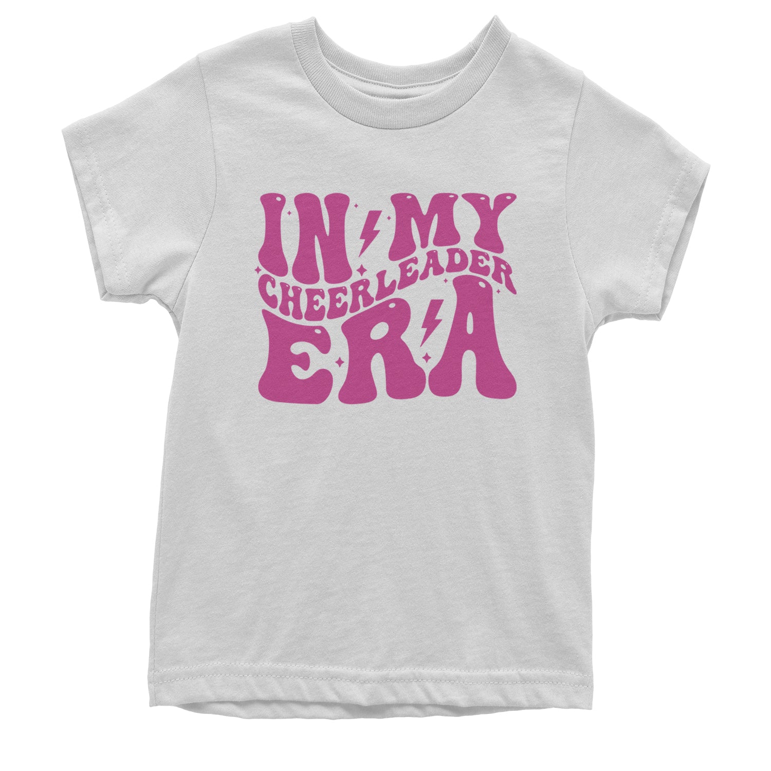 In My Cheerleader Era Youth T-shirt White