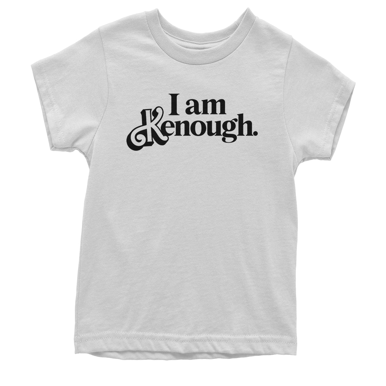 I Am Kenough Barbenheimer Youth T-shirt White