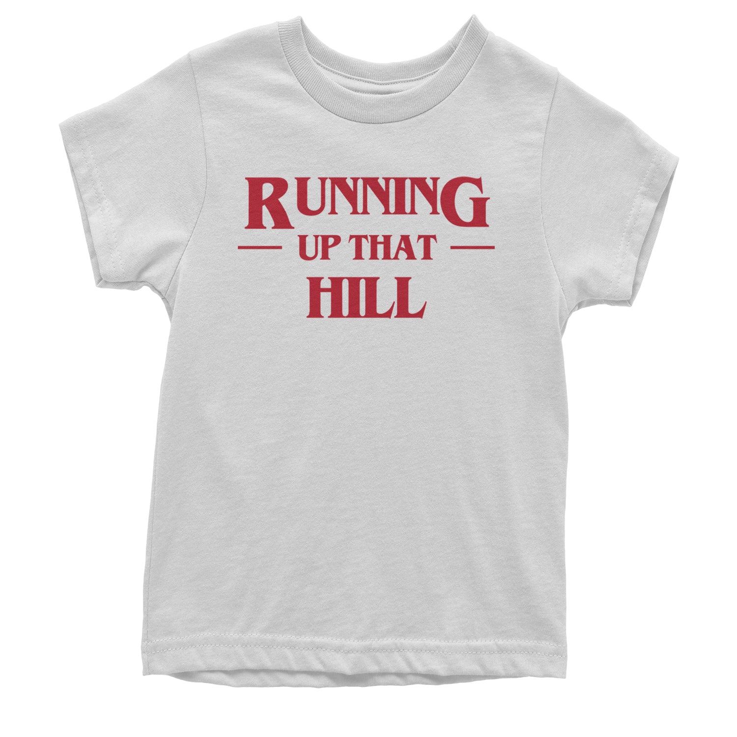 Running Up That Hill Youth T-shirt White