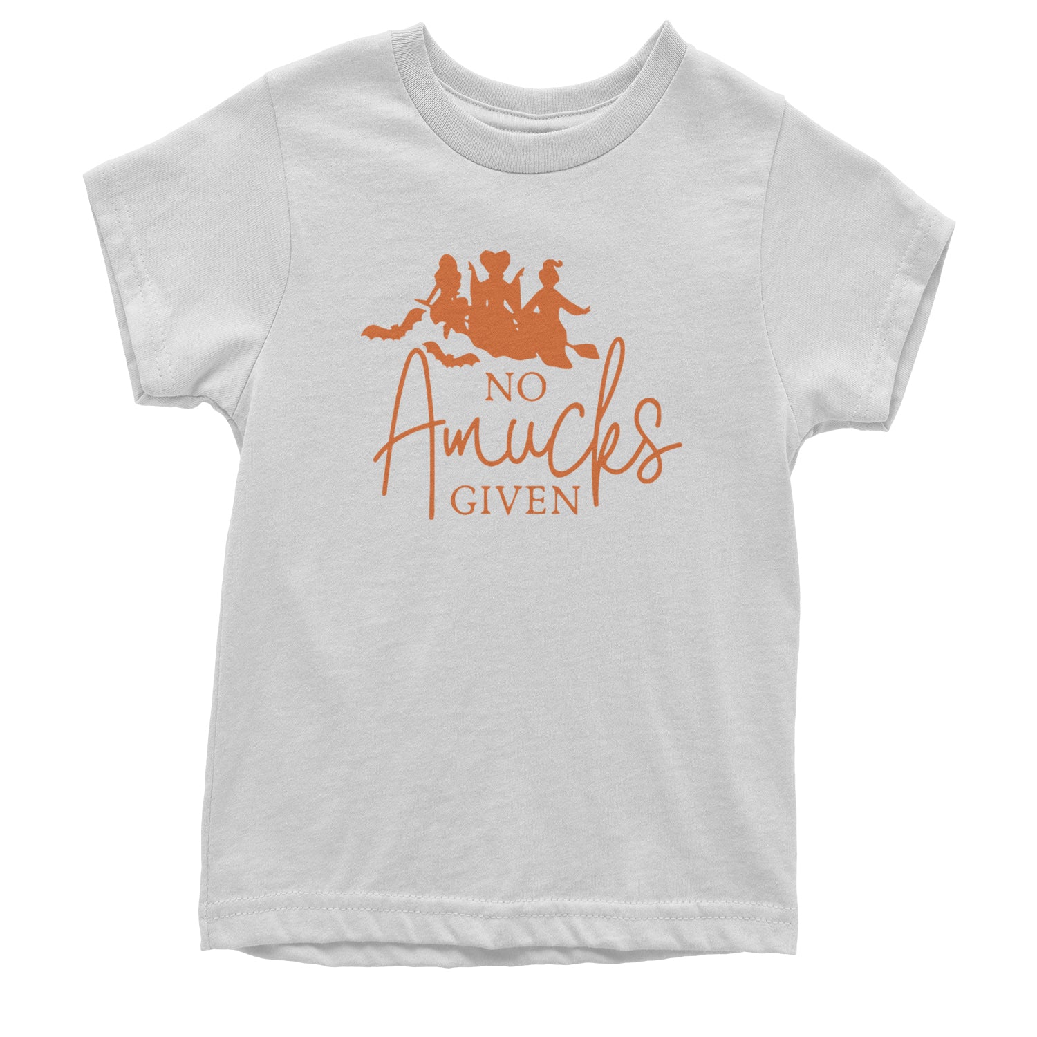 No Amucks Given Hocus Pocus Youth T-shirt White