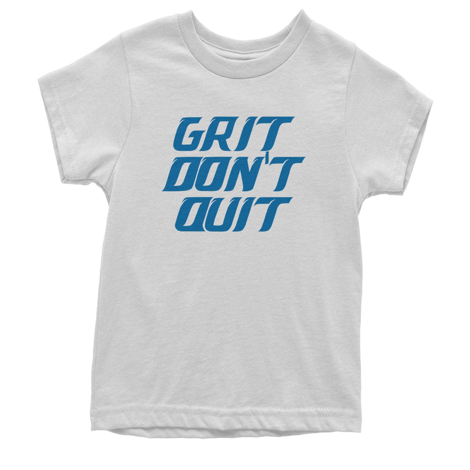 Grit Don't Quit Detroit Grit Youth T-shirt White