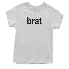 Brat Lime Green I'm So Julia Youth T-shirt White