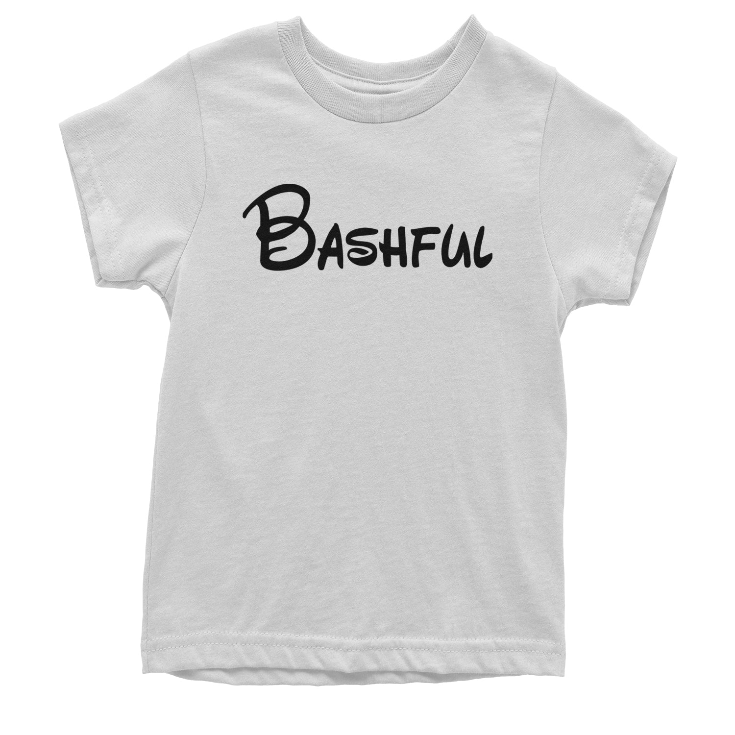 Bashful - 7 Dwarfs Costume Youth T-shirt White