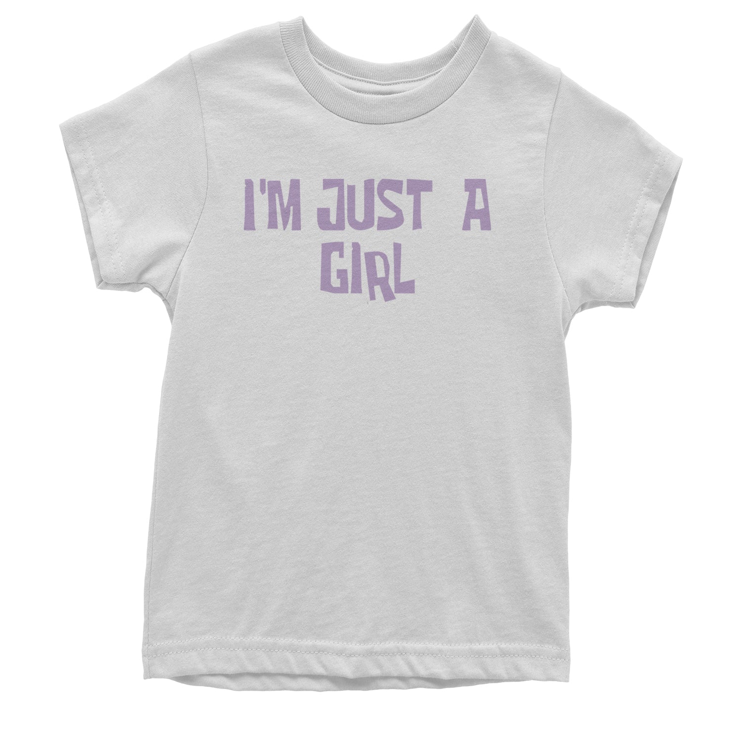 I'm Just A Girl Guts Music Youth T-shirt White